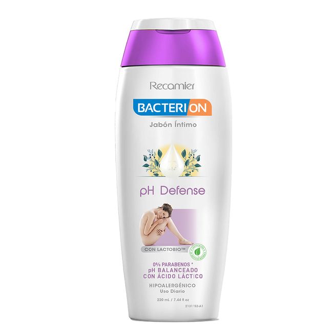 Jabón Íntimo Bacterion Ph Defense 220ml