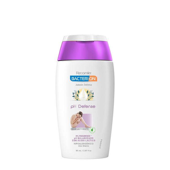 Jabón Íntimo Bacterion Ph Defense 85ml