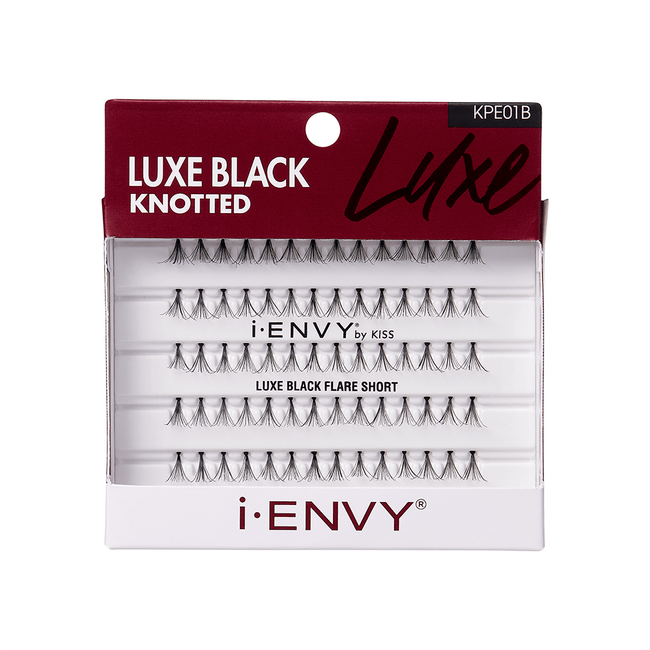 Pestañas 1x1 i-Envy KPE01B Luxe Black Flare Short