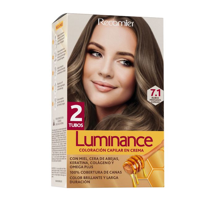 Tinte Luminance # 7.1 Rubio Mediano Cenizo