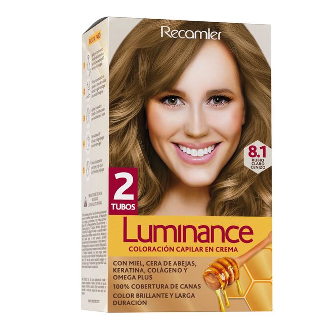Tinte Luminance # 8.1 Rubio Claro Cenizo