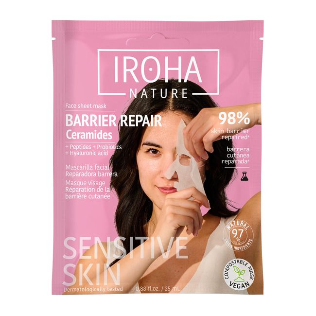 Iroha Mascarilla facial reparadora Ceramidas