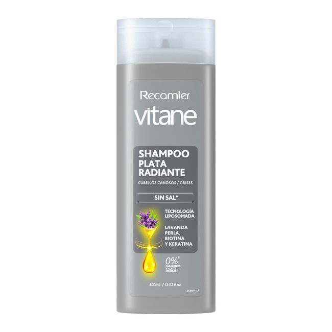 Shampoo Plata Radiante Vitane 400ml