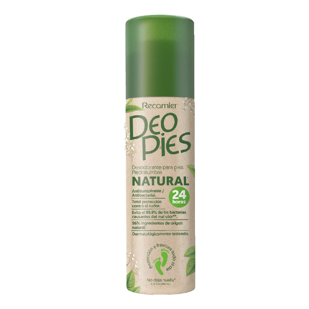 Desodorante Para Pies Antitranspirante Deo Pies 260 ml - recamiercoM